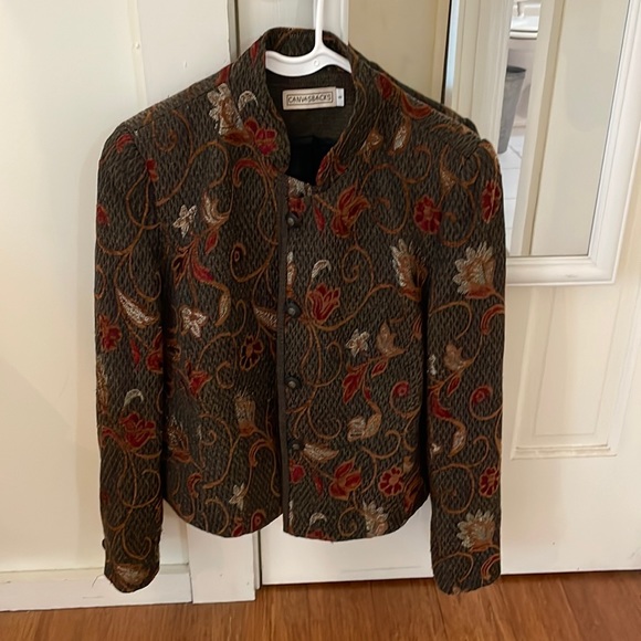 Vintage brown Canvasbacks jacket Size 6 - Picture 1 of 5